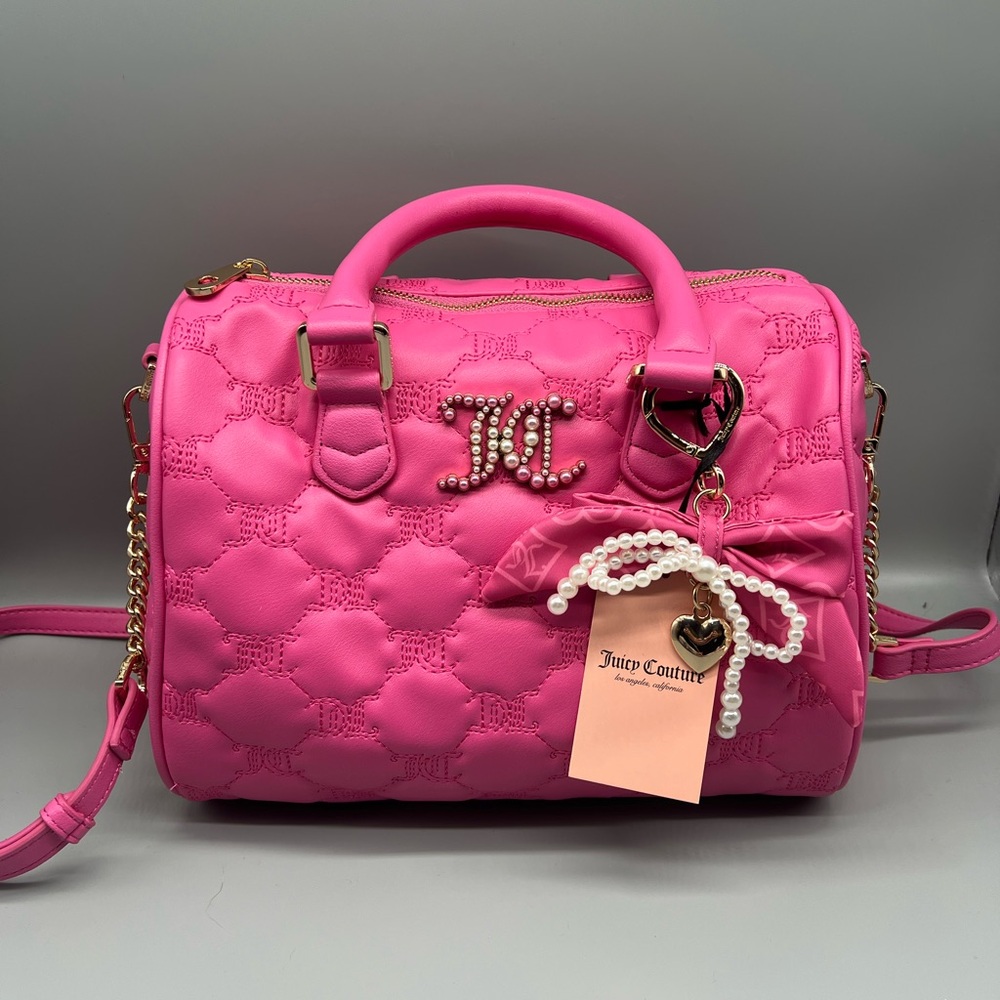 Juicy couture tie the knot satchel purse